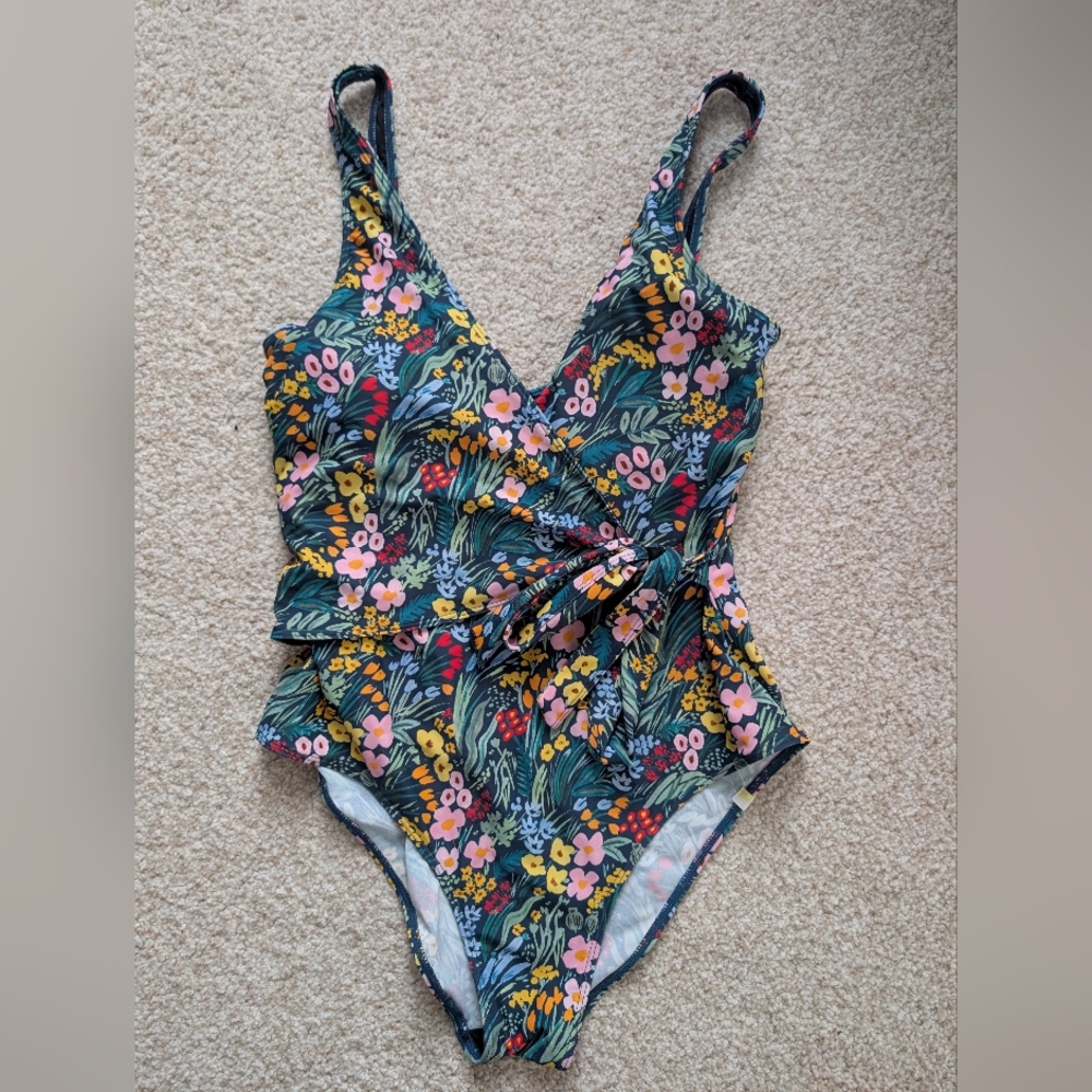 Rifle Paper Company X Summersalt One Piece Bathing Suit Swimsuit